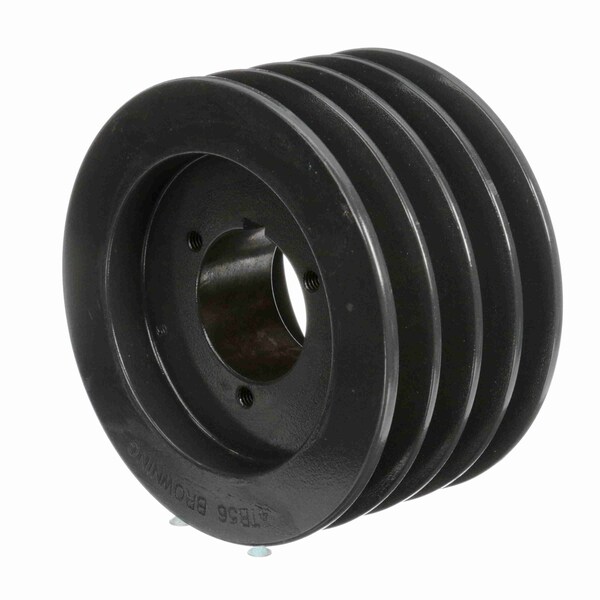 4 Groove Cast Iron Bushed Bore Multiple Sheave, 4TB56